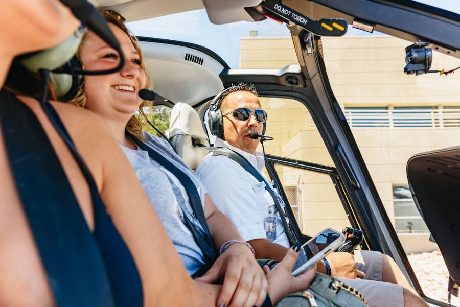 From Las Vegas: Grand Canyon Helicopter Tour with Champagne - The return route and the Bowl of Fire