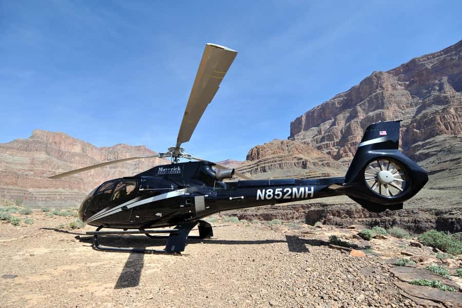 From Las Vegas: Grand Canyon Skywalk Express Helicopter Tour - Walking on the glass Skywalk