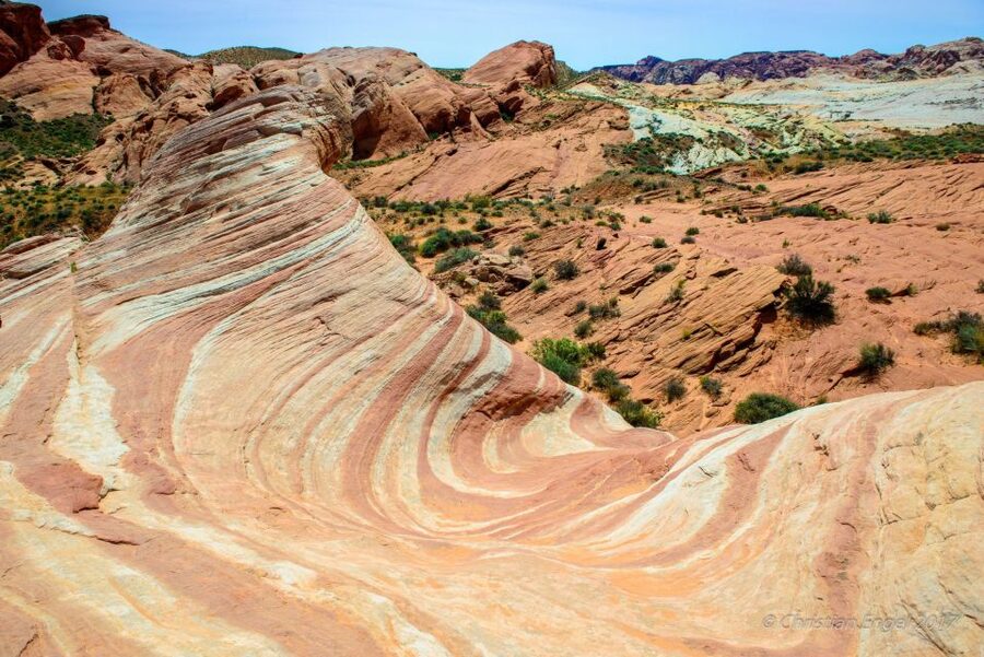 From Las Vegas: Valley of Fire State Park Tour - The early drive through Mojave Desert country