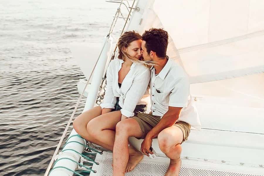 From Ma'alaea: 'Alihilani Sunset Sail Catamaran Tour - The Sunset View From the Water