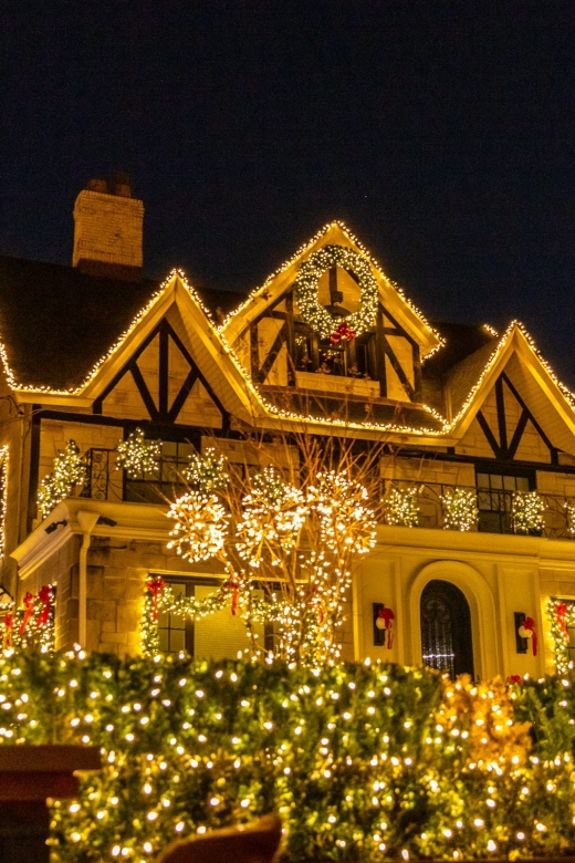 From Manhattan: 4-Hour Dyker Heights Holiday Lights Bus Tour - Brooklyn Bridge Park and the DUMBO photo stop