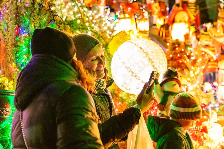 From Manhattan: 4-Hour Dyker Heights Holiday Lights Bus Tour - What $63 gets you
