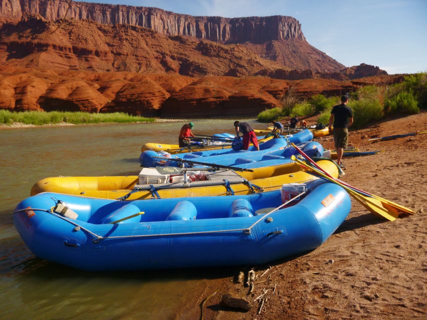 From Moab: Colorado River Guided Rafting Trip - Safety gear and getting ready