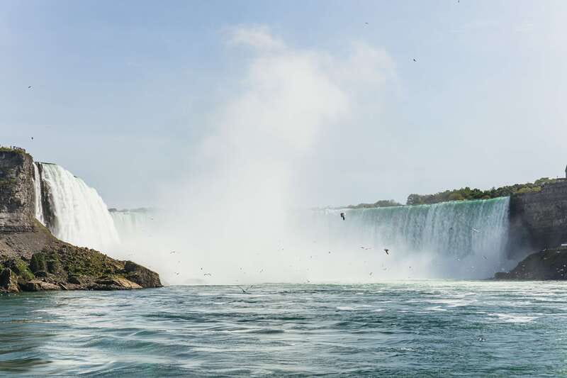 From New York City: Niagara Falls One Day Tour - Goat Island, Luna Island, and the American Falls