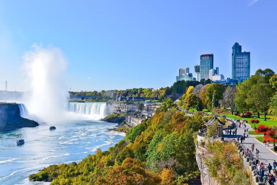 From NYC: Niagara Falls Full-Day Tour with Maid of the Mist - Arriving at Niagara Falls State Park
