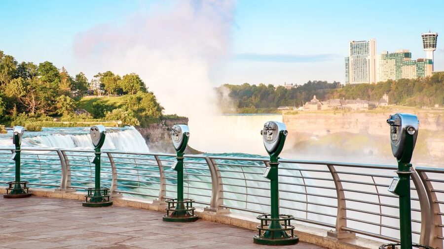 From NYC: Niagara Falls Full-Day Tour with Maid of the Mist - American Falls, Bridal Veil Falls, and Goat Island