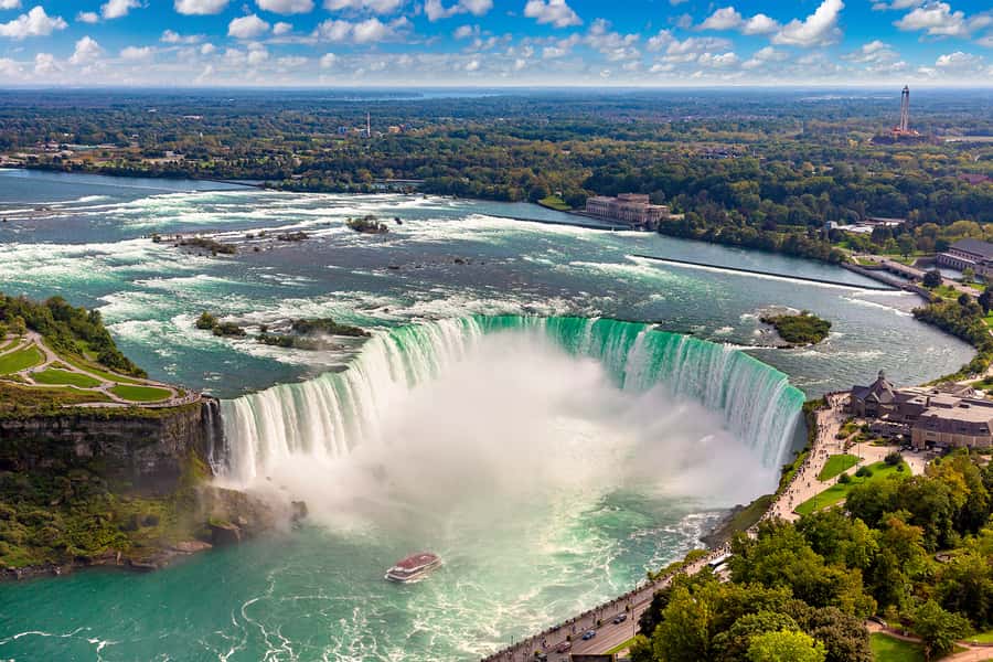 From NYC: Niagara Falls with Outlet Shopping, 2-Day Tour - Summer: Maid of the Mist and the full-force falls