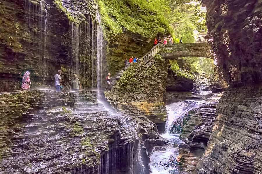 From NYC: Niagara Falls with Outlet Shopping, 2-Day Tour - Crossing into Canada and choosing your viewpoint
