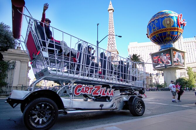 Giant Shopping Cart Limo Ride in Las Vegas - Day or night: choose the right departure