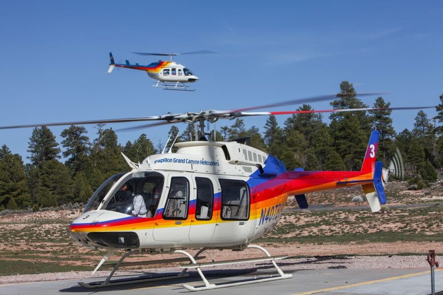 Grand Canyon Village: Helicopter Tour & Hummer Tour Options - The optional Hummer tour adds time on the rim