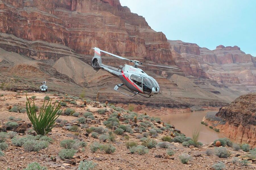 Grand Canyon West: West Rim Helicopter Tour with Landing - The first view of the mile-deep canyon
