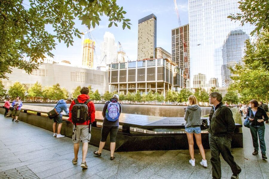 Ground Zero 9/11 Memorial Tour & Optional 9/11 Museum Ticket - The 9/11 Memorial pools and the Survivor Tree