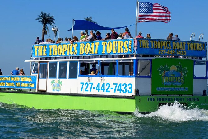 Guaranteed Dolphin Sighting Tour on Tropics Boat Tours - Watching bottlenose dolphins in the Gulf