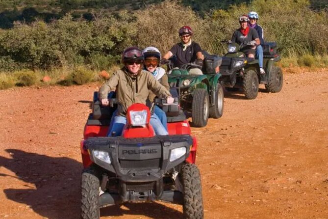 Guided ATV Tour of Western Sedona - Red dirt trails, canyon walls, and desert streams