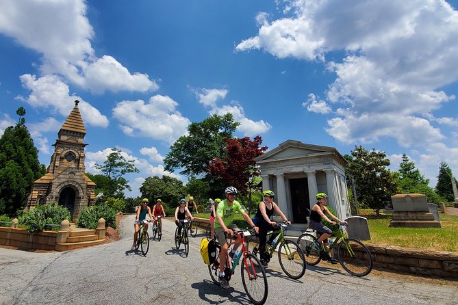 Guided Bike Tour in Atlanta with Snacks - Inman Park adds houses, gardens, and a hard civic fight