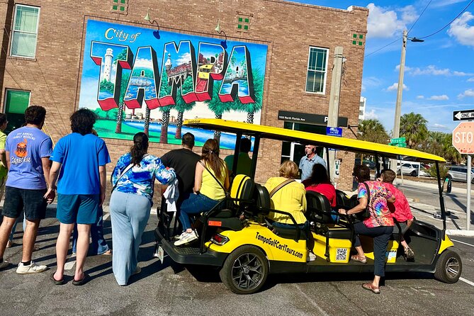 Guided Tampa Sightseeing Tour in a Deluxe Street Legal Golf Cart - Tampa Convention Center, Water Street, and Sparkman Wharf