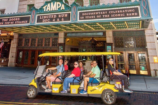 Guided Tampa Sightseeing Tour in a Deluxe Street Legal Golf Cart - Armature Works and the final Riverwalk stretch