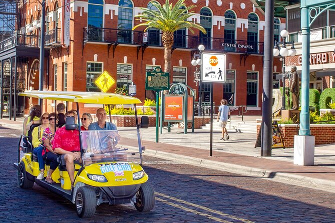 Guided Tampa Sightseeing Tour in a Deluxe Street Legal Golf Cart - The Tampa Postcard Mural makes an easy first photo stop