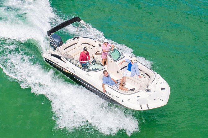 Half-Day Private Boating On Black Hurricane - Clearwater Beach - Three Rooker Sand Bar is the main time block