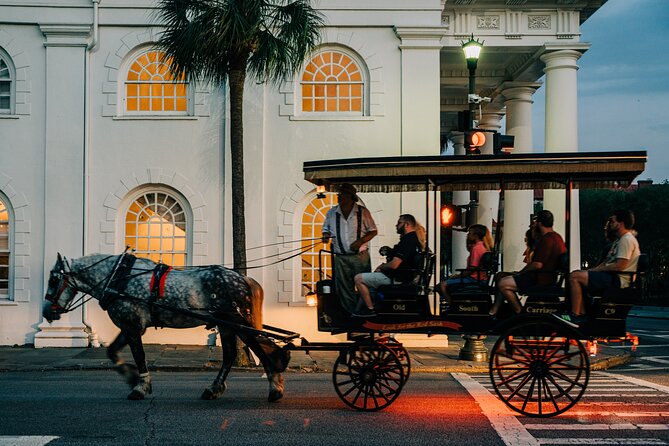 Haunted Evening Horse and Carriage Tour of Charleston - The old waterfront and City Market return