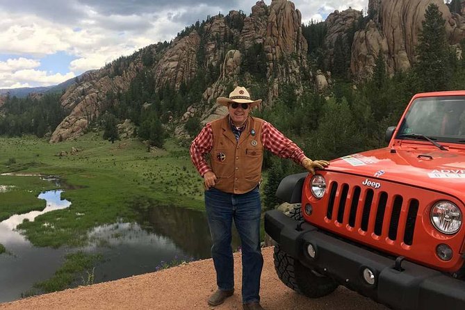 High Country Old West 4X4 Jeep Tour - The Short Line Railroad bed adds an Old West thread