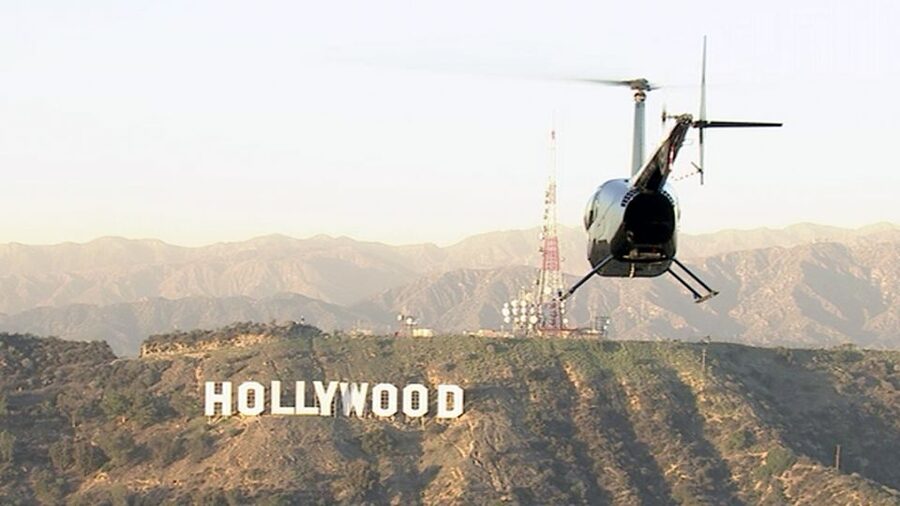 Hollywood & Beverly Hills Celebrity Helicopter Tour - Taking off from Burbank Airport at 10750 Sherman Way