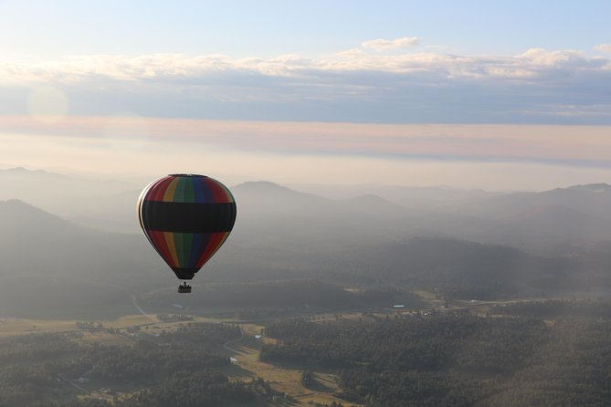 Hot Air Balloon Flight Over Black Hills - Landing, snacks, and the Champagne toast