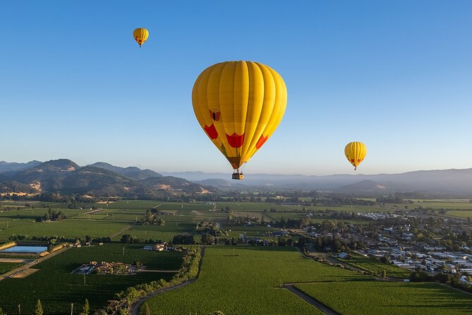 Hot Air Balloon Rides in Napa Valley - Climbing into the basket and taking off