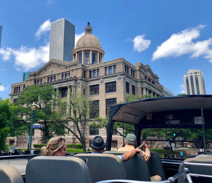 Houston: Guided City Tour by an Open-Top Double Decker Bus - Key things to know before boarding