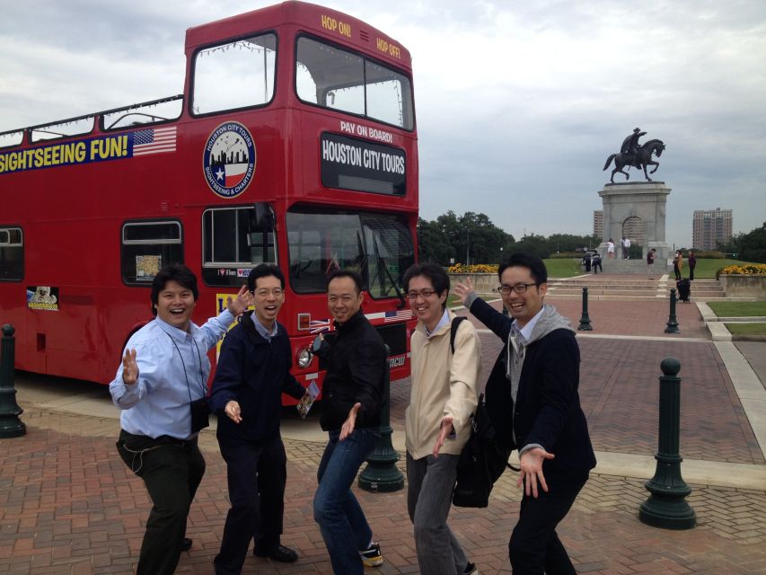 Houston: Guided City Tour by an Open-Top Double Decker Bus - Starting at the cowboy-themed Visitors Center