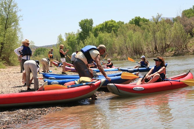 Inflatable Kayak Adventure from Camp Verde - The guides make the difference before and after launch