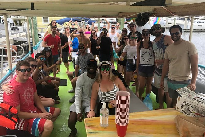 Island Time Boat Cruise in Fort Lauderdale - The sandbar swim and floating toys
