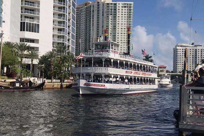 Jungle Queen Riverboat 90-Minute Narrated Sightseeing Cruise in Fort Lauderdale - Leaving Fort Lauderdale for the New River