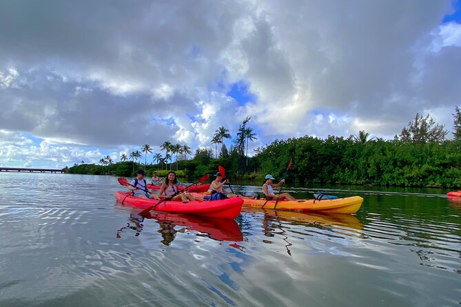 Kauai Adventure: Kayak & Hike to Secret Falls with Expert Guide - Arriving at 100-foot Uluwehi Falls