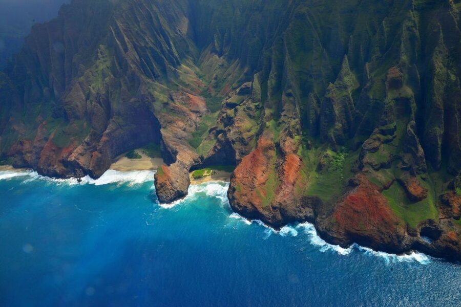 Kauai: Air Tour of Na Pali Coast, Entire Island of Kauai - Hanalei Bay, Hanalei Valley, and Mount Waiʻaleʻale