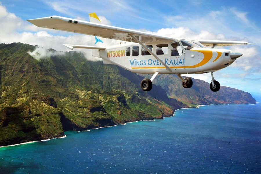 Kauai: Air Tour of Na Pali Coast, Entire Island of Kauai - Waimea Canyon from the air