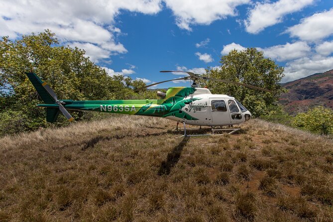 Kauai' Exclusive Helicopter Tour: Land & Explore Olokele Canyon - Timing, weather, and schedule changes