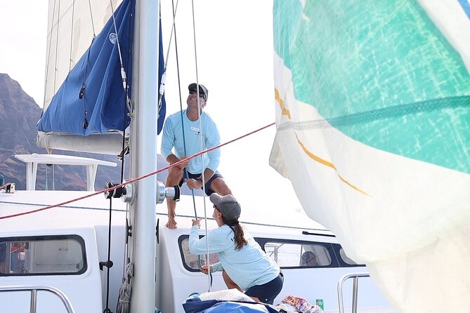 Kauai: Leila Na Pali Sunset Dinner Sail - The quieter pleasure of sailing under trade winds