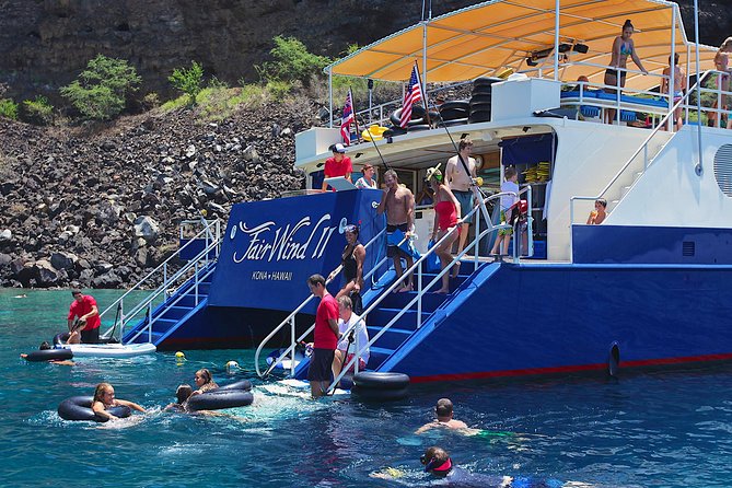 Kealakekua Bay Afternoon Snorkel: Family Fun on the Kona Coast - The Kona coast between Keauhou and the bay