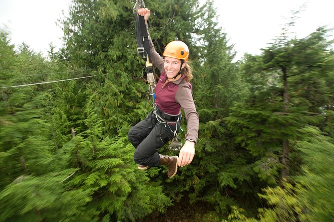Ketchikan Shore Excursion: Rainforest Canopy Ropes and Zipline Adventure Park - The 50-foot climbing tower