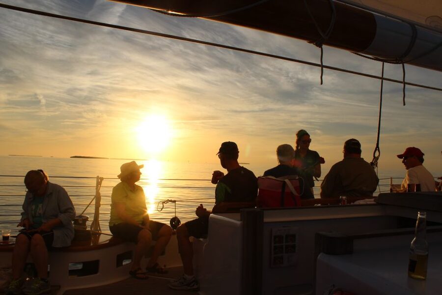 Key West: Schooner Sunset Sail with Food & Drinks - Fort Zachary Taylor, Sand Key Reef, and the Key West shoreline