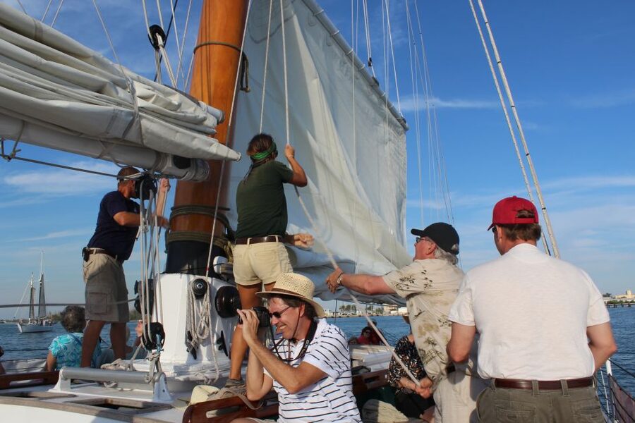 Key West: Schooner Sunset Sail with Food & Drinks - Watching the sunset from open water