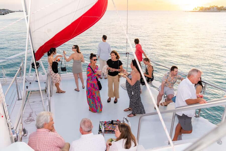 Key West Signature Sunset Cruise with Open Bar, Food & Music - Live music, dancing, and the Key West mood