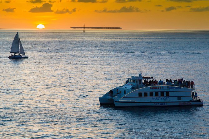 Key West Sunset Cruise: Dinner, Live Music & Drinks Included - Sunset views near Mallory Square