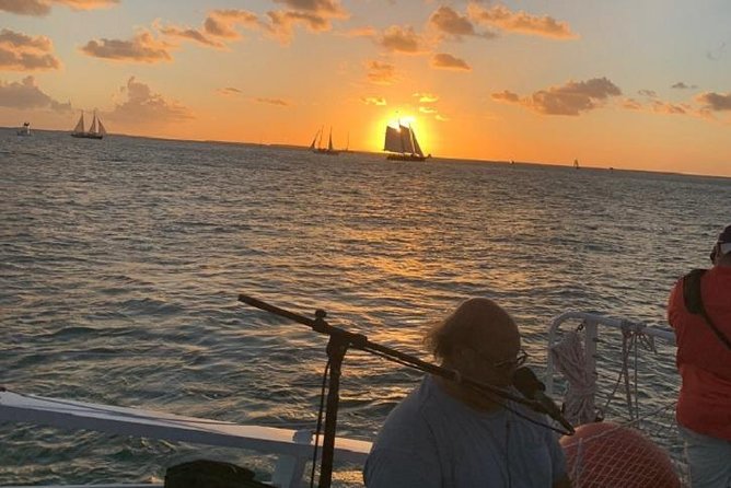 Key West Sunset Sail with Live Music, Drinks and Appetizers - Sailing Past Mallory Square and the Harbor