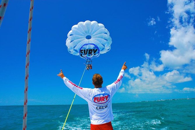 Key West Ultimate Watersports Adventure with Snorkeling Upgrade - Banana boats and the inflatable water park