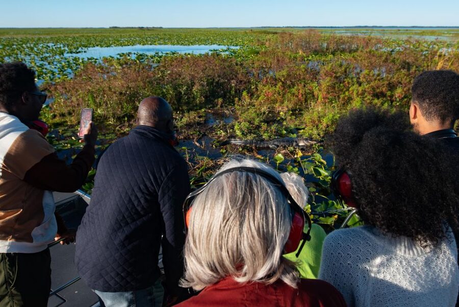 Kissimmee: Boggy Creek Airboat Ride with Optional Meal - Fossil and gemstone mining for families