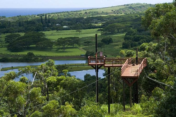 Koloa Zipline in Kauai - Starting at Mahaulepu Road in Kōloa