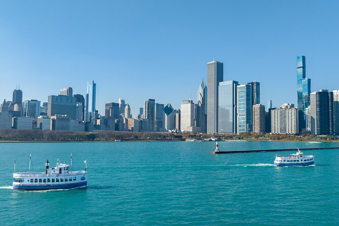 Lake Michigan Skyline Cruise in Chicago - Gold Coast, Streeterville, and Grant Park from the lake