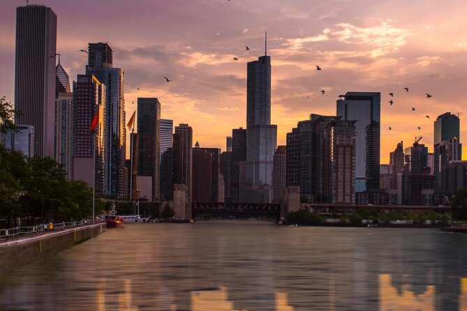 Lake Michigan Sunset Cruise in Chicago - Passing Through the Lock to Lake Michigan